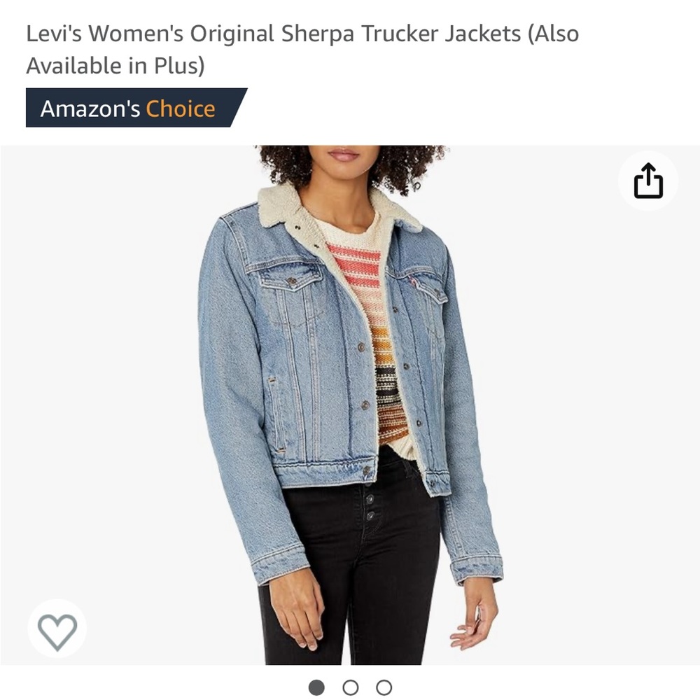Levi’s Denim Sherpa jacket